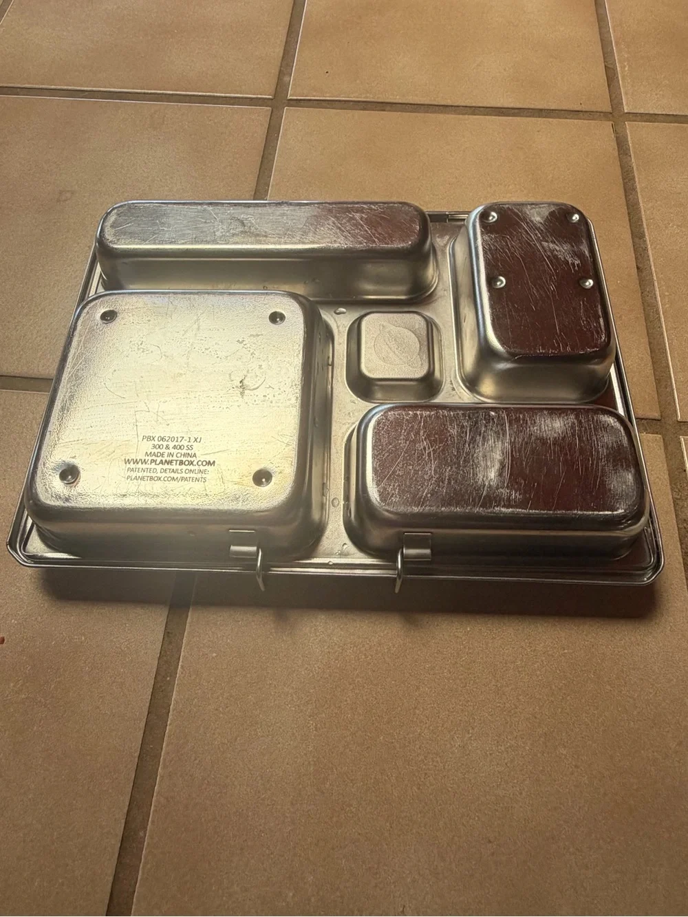 PLANETBOX Rover stainless steel bento style Lunch Box